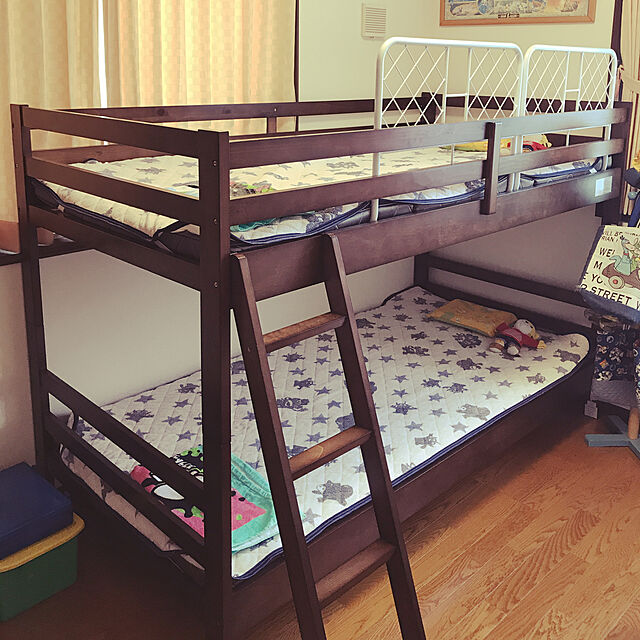 Iyoのニトリ-2段ベッド(ドール DBR スノコLV) の家具・インテリア写真