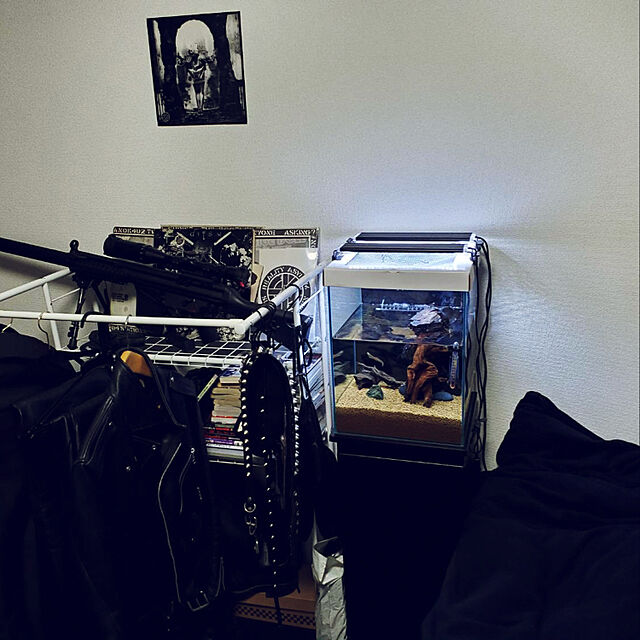 aocafe3の-アクロ30H水槽用　丈夫な塩ビ製バックスクリーン　30×40cm　黒　関東当日便の家具・インテリア写真