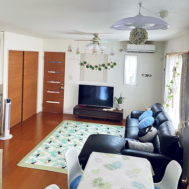 uki-uki77のニトリ-円座クッション(Nクールジオ o-i) の家具・インテリア写真
