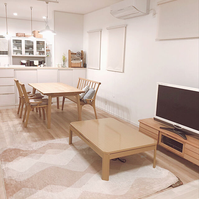 kinaのニトリ-和風こたつ(コタツ カスミ120 LBR) の家具・インテリア写真
