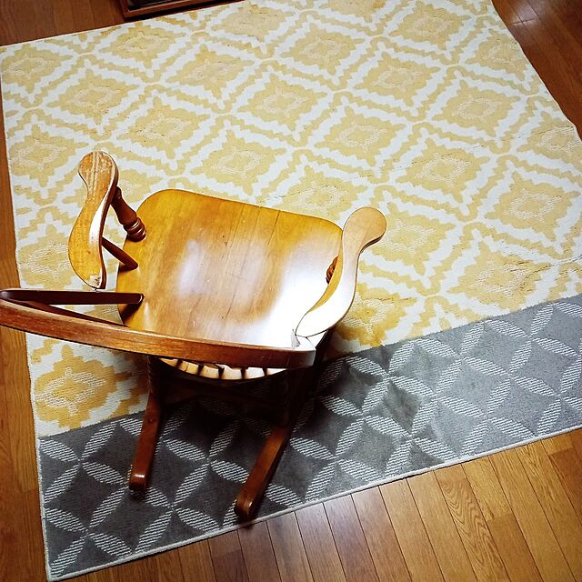 mahiro34の-【ベルメゾン】洗える幾何柄のセンターラグ[日本製]の家具・インテリア写真
