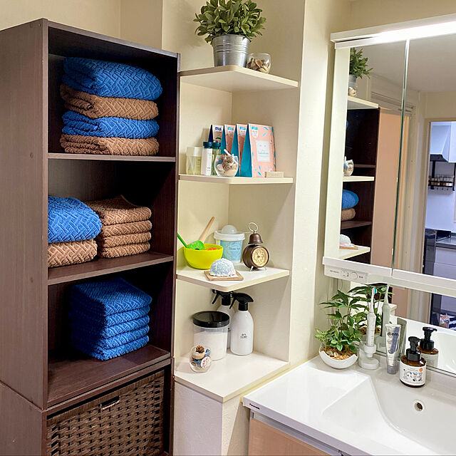 ikkaの-フェイスタオル ホテルタオル 4枚セット（2枚組×2セット） 34×80cm 綿100％ ドビー織タオル towel setの家具・インテリア写真