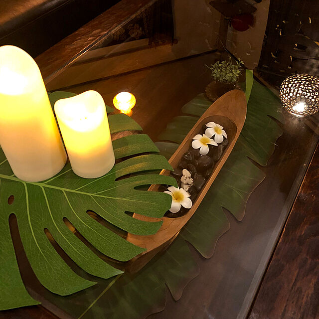 aiaiの-アジアン照明 ココナッツボールテーブル ランプ　3本足　 ドット 　LAM-0159-dot テーブル スタンドの家具・インテリア写真