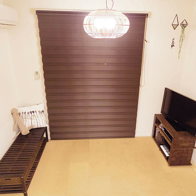 Shinohazuのニトリ-調光ロールスクリーン (コンビ3DBR80x220)  【玄関先迄納品】の家具・インテリア写真