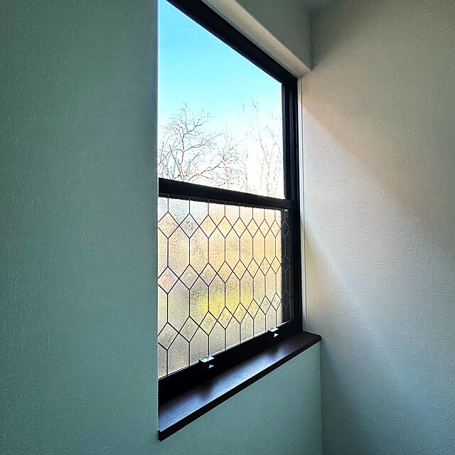 elinkのT-colors-窓ガラス目隠しフィルム 目隠しシート 窓用フィルム ガラスフィルム ウィンドウフィルム CSZ オールドイングリッシュ バリュー 約幅91cm×高さ183cmの家具・インテリア写真