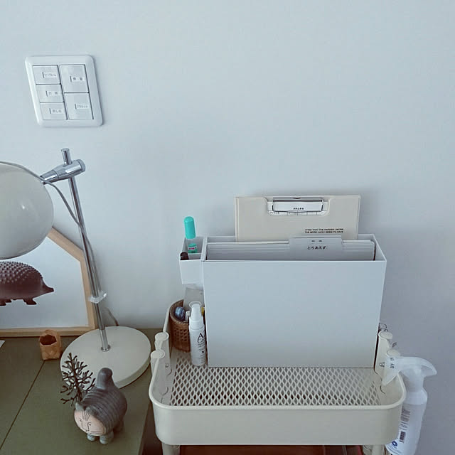 koyurizuのイケア-【送料無料】IKEA(イケア)RASKOGワゴン/ベージュキャスター付きで移動も簡単ベッドサイドテーブル　ロースコグ　00271893の家具・インテリア写真