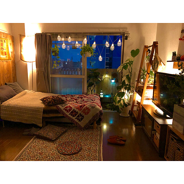 aikoのニトリ-フロアランプ(コーラルELT-11055BW) の家具・インテリア写真
