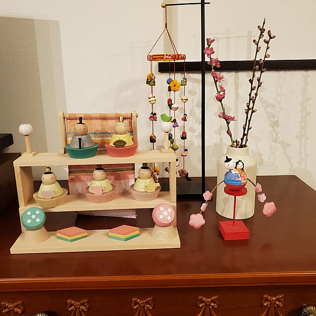 Chi-5353の-雛人形 コンパクト 木製 プーカのひな人形 puca ひな人形 小さい かわいい おしゃれの家具・インテリア写真