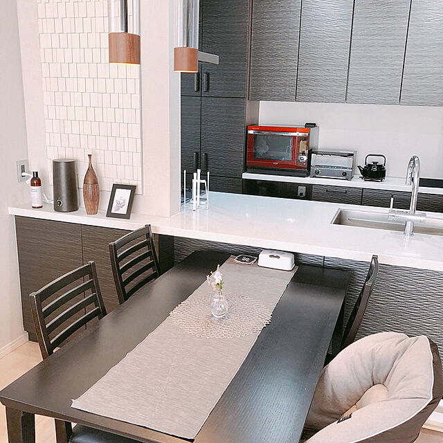 n_homeのイケア-ＩＫＥＡ/イケア　MARIT　テーブルランナー　グレーの家具・インテリア写真