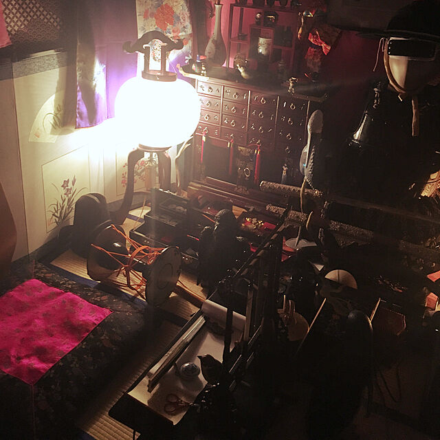 takakuzenの-韓国座布団ヤンダン座布団カバー　黒×ピンク　中身綿有りの家具・インテリア写真
