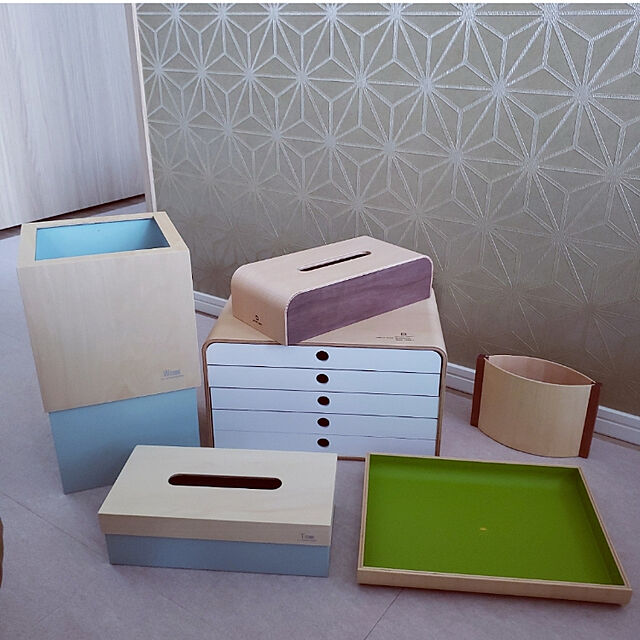 zuzuの-ヤマト工芸 COLOR BOXスリム YK17-107 ブラウンの家具・インテリア写真