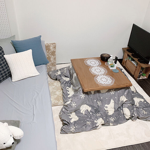 pouの萩原-洗える ラグ メレンゲタッチ 正方形 185x185cm 萩原の家具・インテリア写真