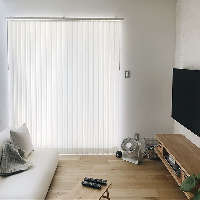 q_y_d_の無印良品-リクライニングローソファ２シーター・カバー付・綿帆布／生成の家具・インテリア写真