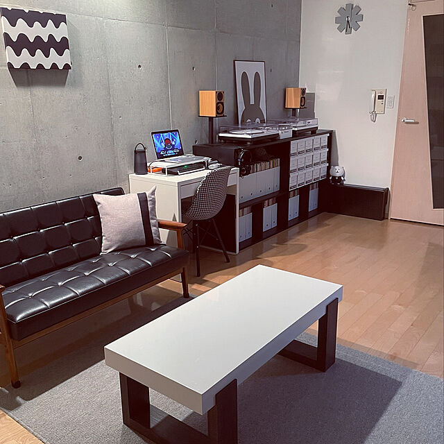 Koshianのイケア-イケア　MICKE　デスク（ブラックブラウン/ホワイト） 同梱不可、インテリアの家具・インテリア写真
