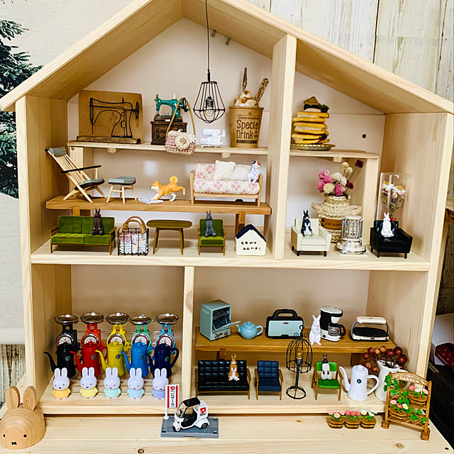 mo-nosukeのJ.ドリーム-TOFFY トフィー ミニチュアフィギュア Miniature figure 全6種セット(ガチャ ガシャ コンプリート)の家具・インテリア写真