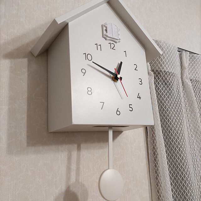 oxoの-鳩時計 掛け時計 掛け置き兼用 バードクロック 2Way 振り子時計 アナログ リビング かわいい 北欧 ハト時計 壁掛け カッコウ時計 カッコー からくり時計 全4色の家具・インテリア写真