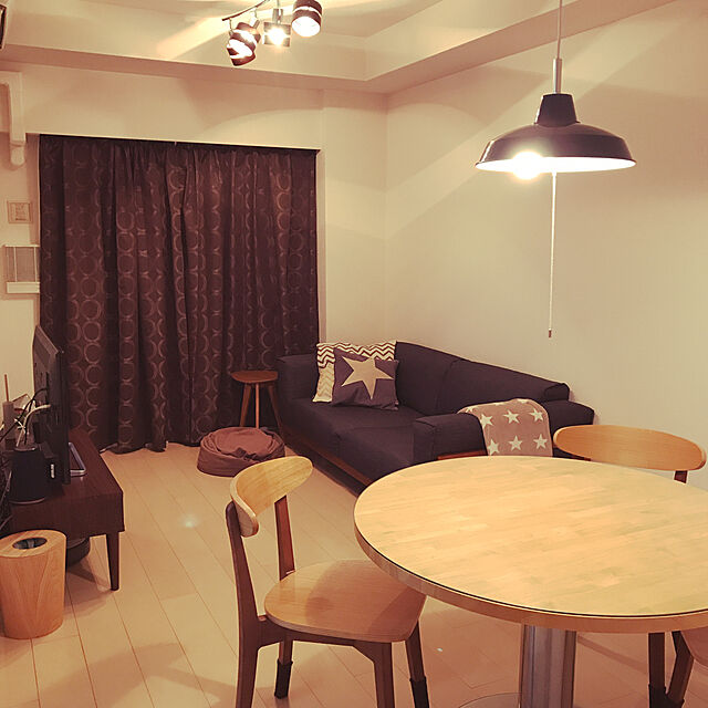 ayaaaaasukeのニトリ-遮光1級・遮熱・遮音カーテン(アルノー ブラウン 100X200X2) の家具・インテリア写真