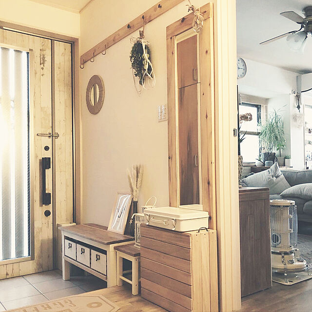 nikoの-送料無料　オカトー　＆Green室内外玄関マット（異形） BEIGE インスタ映えの家具・インテリア写真