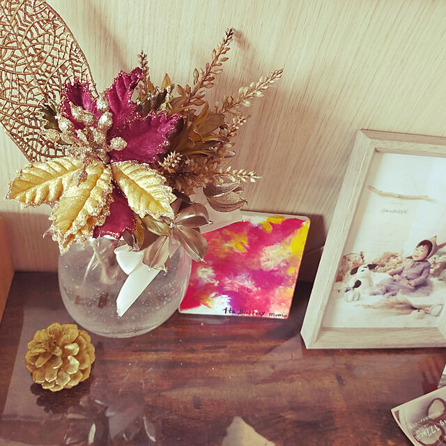 piiiiiiiのゆの美-松ぼっくり 金 20個 カラースタイル ナチュラル パインコーン 天然素材 松かさ クリスマス ツリー DIY の装飾 松笠の家具・インテリア写真