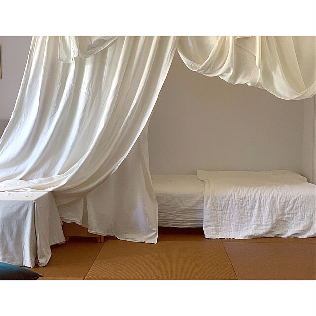 kfのイケア-【IKEA/イケア/通販】 AINA アイナ カーテン1組, ホワイト(d)(90284198)の家具・インテリア写真