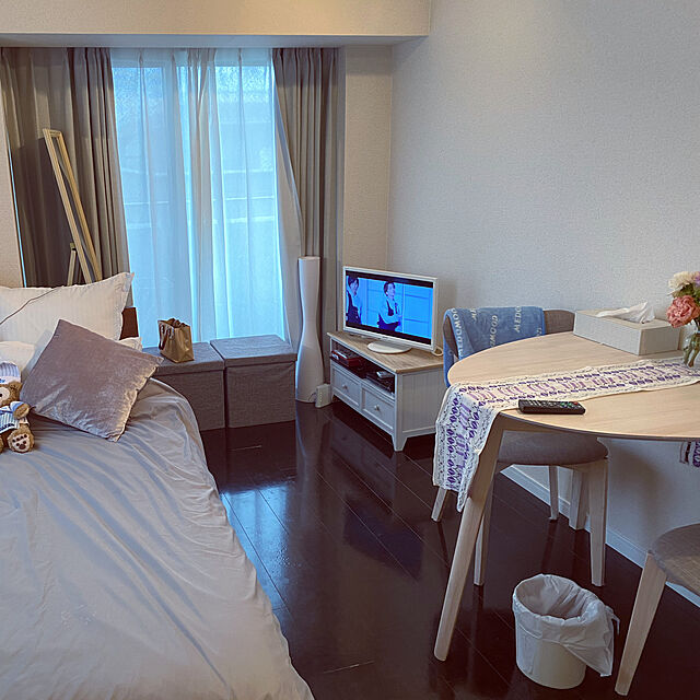 Yxxxchounetteのニトリ-ジャンボクッションカバー(Nホテル WH) の家具・インテリア写真