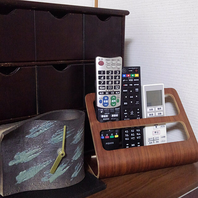 Renの山崎実業-山崎実業 タブレット&リモコンラック リン ブラウン 7324の家具・インテリア写真