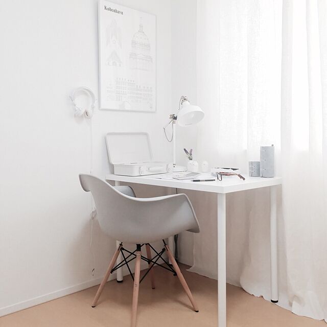 etoile_muのイケア-【★IKEA/イケア★】LINNMON / ADILS テーブル ホワイト/899.296.42の家具・インテリア写真