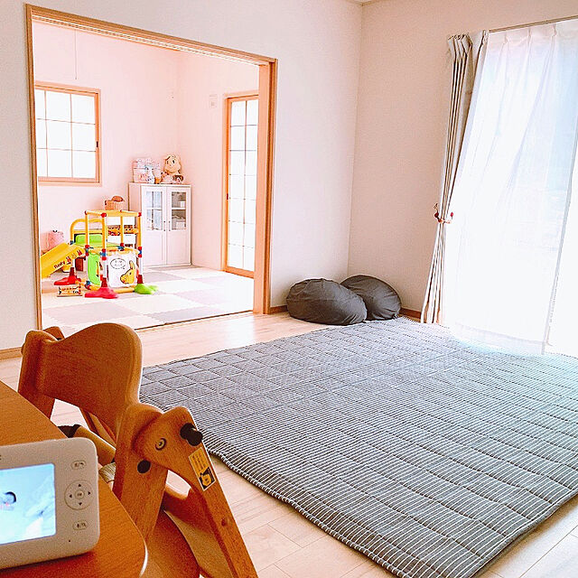 minami.tのニトリ-洗えるキルトラグ(キルトナチュラルo 200X240) の家具・インテリア写真