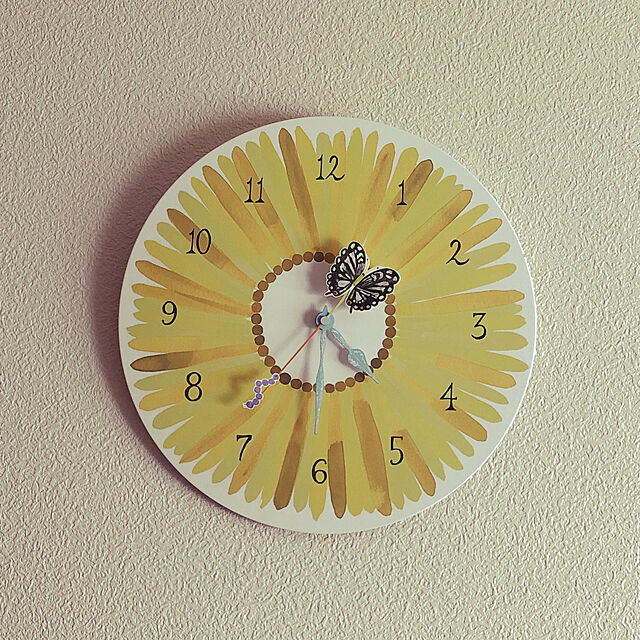 m_o_r_iの-ひまわり壁掛け時計 Blooming Time -SUNFLOWER-の家具・インテリア写真