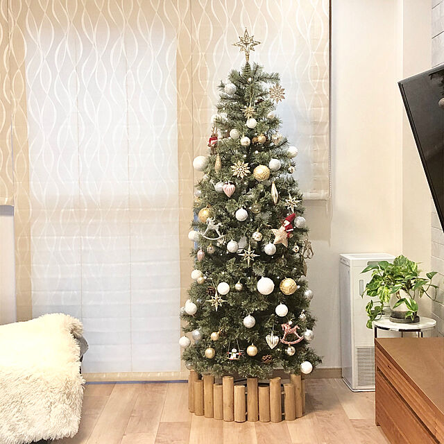 yukomariの-(LAKOLE/ラコレ)【2019 Christmas】ラメラインボールオーナメントGW[10P]/ [.st](ドットエスティ)公式の家具・インテリア写真
