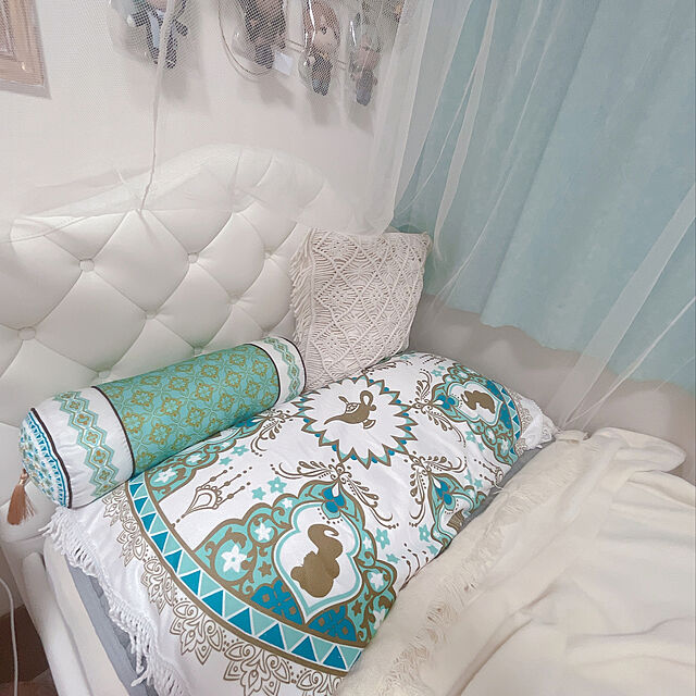 mochiの-クッション クッションカバー マクラメ クッションカバー 450×450 ホワイト （045）の家具・インテリア写真