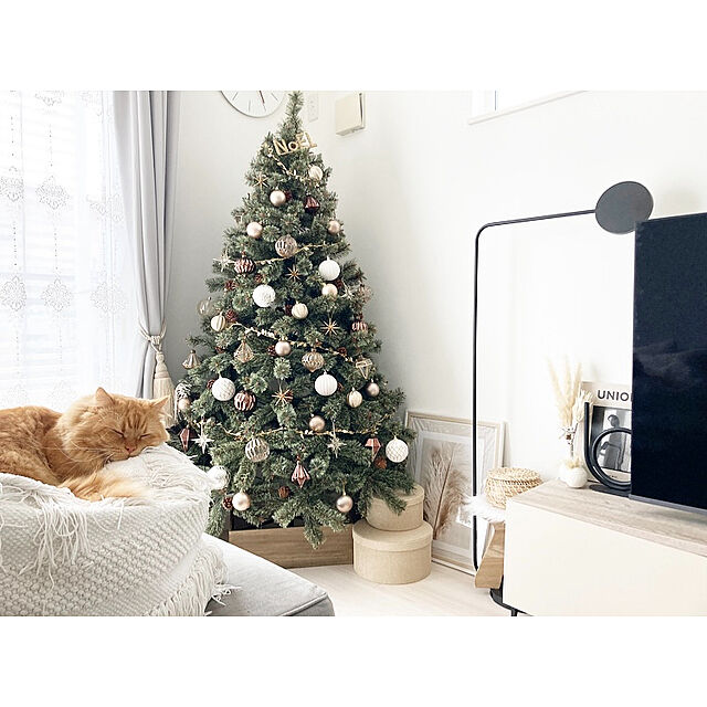 hii--の-クリスマス ツリー ウッド オーナメント 北欧 ウッドボール 小 大 Christmas ornament Xmas tree 柊の家具・インテリア写真