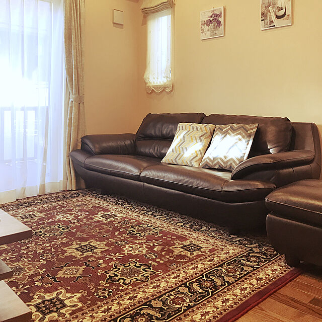 Sofia-roseの-クッションカバー おしゃれ[ザフィーナ クッションカバー ブラウン 43×43cm KEYUCA ケユカ]の家具・インテリア写真