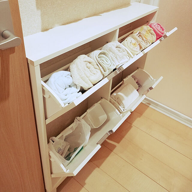 syukekoのイケア-【IKEA/イケア/通販】STALL ステル 靴収納用キャビネット 4コンパートメント, ホワイト[E](30178172)の家具・インテリア写真
