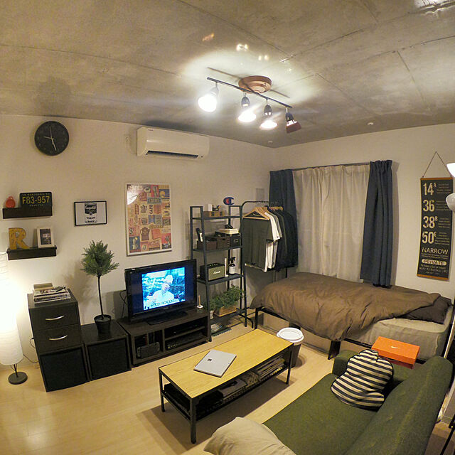 NORICのインターフォルム-インターフォルム タペストリー Narrow ブラック カフェ仕様 ブラック GD-1256 GD-1256BKの家具・インテリア写真