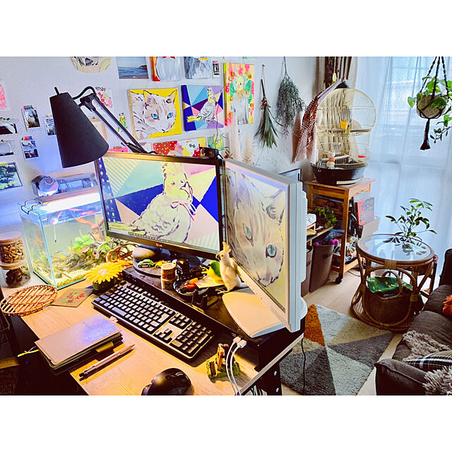 parrotの-デスクランプ Snail desk arm light （LED電球タイプ）スネイルデスクアームライト　照明 AW0369E デスクライト あす楽対応の家具・インテリア写真