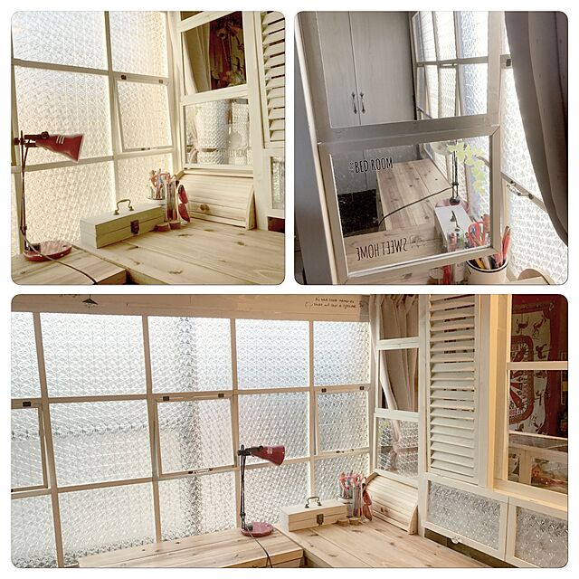 Atsukoの明和グラビア-明和グラビア GLC-4606 窓飾りシート 46cm丈×90cm巻 クリアー 667736の家具・インテリア写真