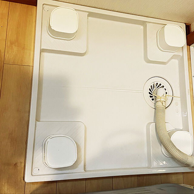 tabinekoの関東器材工業-洗濯機用かさ上げ台《かさあげくん》1セット4個入りLKD-60の家具・インテリア写真