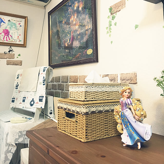 写真付きレビュー テンヨー Tenyo パズルフレーム ディズニー専用 アートフィギュアパネル 1000ピース用 ブラウン 51x73 5cm の通販商品 口コミ情報 Roomclipショッピング
