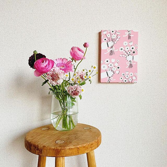 chieheavenの-「 bouquet (pink) 」 ファブリックパネルの家具・インテリア写真