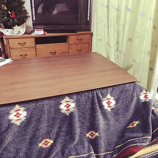Akaneのニトリ-リビングこたつ(アーチS 120 MBR) の家具・インテリア写真