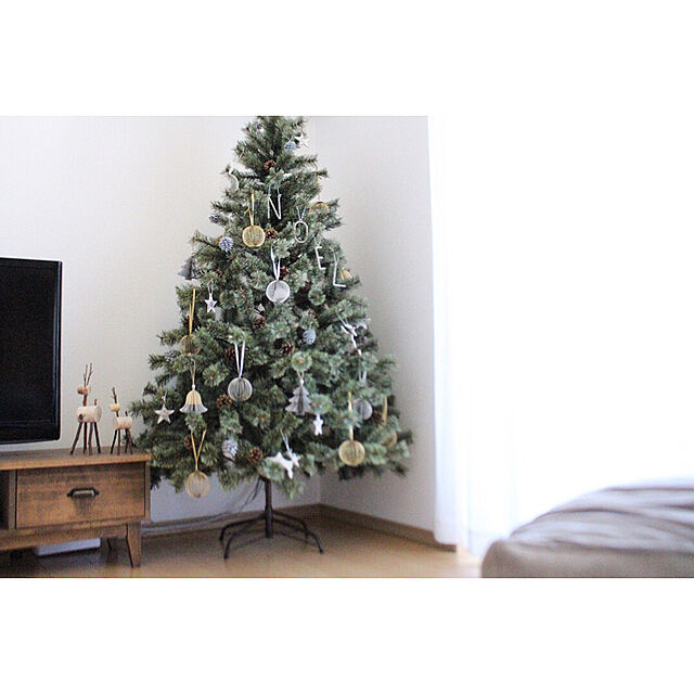 miii_yの-【100-3000円offクーポン】クリスマスオーナメント/白樺トナカイ/置物・オブジェ/小 [オーナメント：トナカイのオブジェ・置き物]の家具・インテリア写真