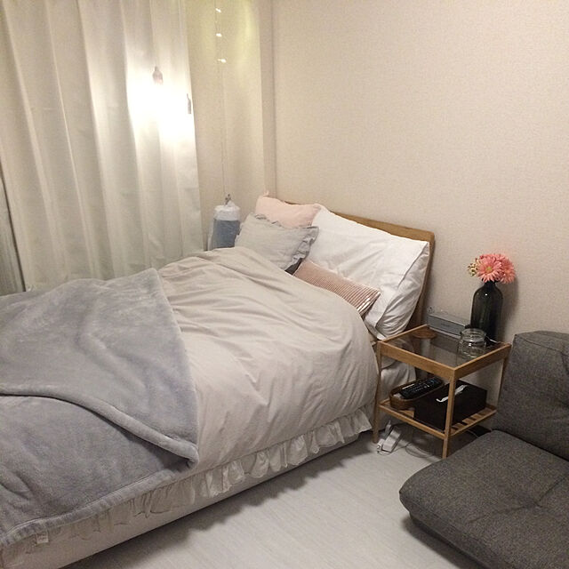 nissmu19のイケア-IKEA イケア クッションカバー 50cm×50cm GURLI ライトピンク 003.436.30の家具・インテリア写真
