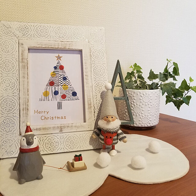 RSYの-polepole ( ぽれぽれ ) クリスマスコレクション ペンギンサンタ / プレゼント　 木製 置物.の家具・インテリア写真