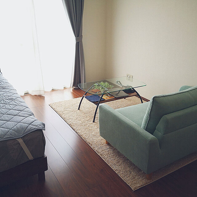 namru3のニトリ-カジュアルソファ(パック3 GR) の家具・インテリア写真