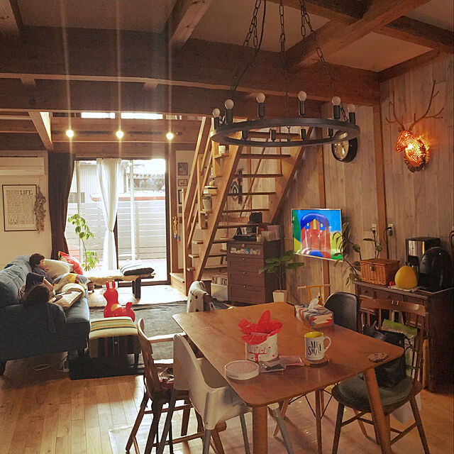 cheppyの東谷-ルイス チェア W47×D59×H78×SH45 ブラックの家具・インテリア写真