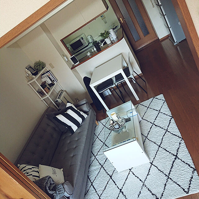 sachiy028のニトリ-布張りソファベッド(アストン GY) の家具・インテリア写真