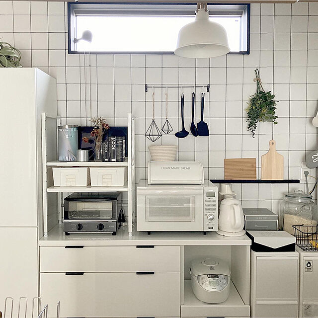 aomaのニトリ-キッチンボード(エトナ120KB WH) の家具・インテリア写真