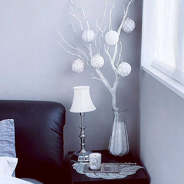 bonitaの-ウェルカムツリー マンザニータ ツリー 枝 インテリア ブランチ クリスマスツリー ホワイト アンティーク雑貨 巾32cm×高さ102cmの家具・インテリア写真