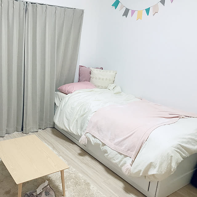 Kanakoのニトリ-クッションカバー フリンジ RO の家具・インテリア写真